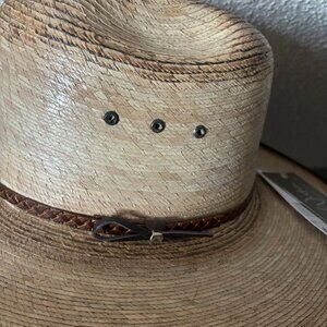 Womens Palm Leaf Cowgirl Hat, brand new, never worn, tags attached